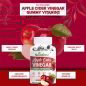 1 - Nutrainix Apple Cider Vinegar,  30 gummies  Unflavoured Pack of 2 