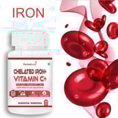 1 - HerbalLeaf Chelated Iron + Vitamin C +, 150 veggie capsule(s) Unflavoured