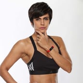 2 - MevoFit Slim Fitness Band, Red