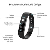 2 - MevoFit Echo Dash Fitness Band,  Black 