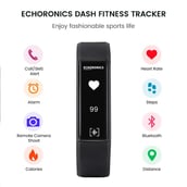 3 - MevoFit Echo Dash Fitness Band,  Red 