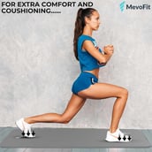 2 - MevoFit All Purpose Yoga Mat,  Grey  8MM 