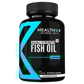 1 - HealthXP Essential Series Omega 3 Double Strength Enteric Coated Fish Oil,  60 capsules 