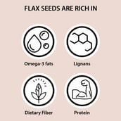 Benefits - The Green Snack Co. 100% Raw Flax Seeds,  Unflavoured  0.400 kg 