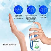 4 - Sanitron Liquid Spray Hand Sanitizer,  75% Isopropyl alcohol (IPA)  4 Piece(s)/Pack  Spray Bottle 