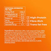 ingredients - ASAP Healthy Granola Bars,  6 bar(s)  Almond Oats & Dark Choco 