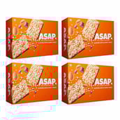 1 - ASAP Healthy Granola Bars, 6 bar(s) Almond Oats & Dark Choco, Pack of 4