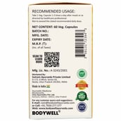 back - Bodywell Tulsi (Holi Basil) Pure Extract 500 mg,  60 veggie capsule(s) 