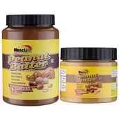 1 - Musclife Peanut Butter Combo Crunchy 340 g, 1 kg Chocolate
