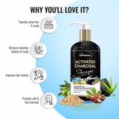 4 - St.Botanica Activated Charcoal Shampoo,  300 ml  No Sulphate, No Parabens, No Silicon 