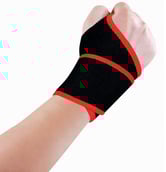 B Fit USA Wrist Support (327), Black 19*9*3 cms