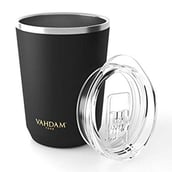 1 - VAHDAM Ardour Stainless Steel Tumbler,  Black  350 ml 