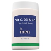 1 - ForMen Vit C D3 & Zn Tulsi Amla & Ginger,  30 capsules  Unflavoured 