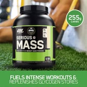 5 - ON (Optimum Nutrition) Serious Mass OP,  6 lb  Vanilla 