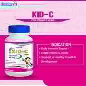 2 - Healthvit Kid- C Kid's Vitamin C Chewable,  60 tablet(s)  Unflavoured 