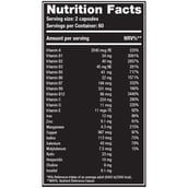 supplement - One Science Nutrition Daily Multivitamin,  120 capsules  Unflavoured 