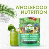 2 - Plix Life Immunity Boosting Supergreens Powder,  Lemon  0.44 lb 