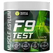 1 - Muscle Asylum F9 + Test,  0.66 lb  Grape 
