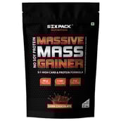 1 - Six Pack Nutrition Massive Mass Gainer,  2 lb  Dark Chocolate 