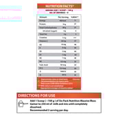 supplement - Six Pack Nutrition Massive Mass Gainer, 2 lb Masala Milk