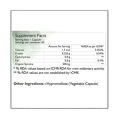 supplement - Health Oxide Organic Spirulina Capsules,  60 capsules 