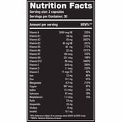 supplement - One Science Nutrition Daily Multivitamin,  60 capsules  Unflavoured 