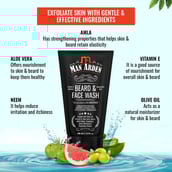 5 - Man Arden Beard and Face Wash,  100 ml  Cleanse & Refresh 