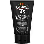 1 - Man Arden 7X Activated Charcoal Face Wash,  100 ml  Enhanced with Vitamin C, Menthol 