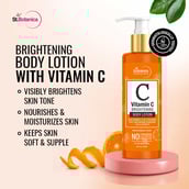 3 - St.Botanica Vitamin C Brightening Body Lotion,  200 ml  Pure Natural Nourishing Oils & Extracts 