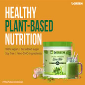 9 - bGREEN Plant Protein Smoothie by MuscleBlaze,  Green Goodness  1.1 lb