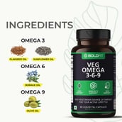 3 - Boldfit Veg Omega 3-6-9, 60 capsules