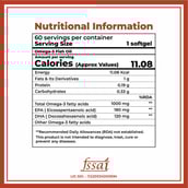 supplement - Boldfit Omega-3 Fish Oil,  60 softgels 