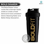 4 - Boldfit Gym Pro Cyclone Shaker,  Black  500 ml 