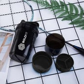 4 - Boldfit Gym Spider Shaker Bottle,  Black  500 ml 