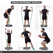 2 - Boldfit Resistance Band Set of 2, Assorted Free Size