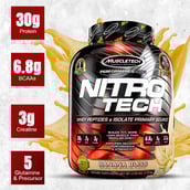 3 - MuscleTech NitroTech Performance Series,  4 lb  Banana Bliss 