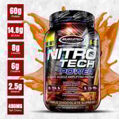 3 - MuscleTech Performance Series NitroTech Power,  2 lb  Triple Chocolate Supreme 