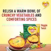 2 - Saffola Masala Oats, 1 kg Veggie Twist