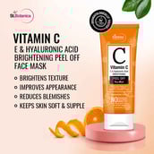 3 - St.Botanica Vitamin C Brightening Acid Peel Off Face Mask, 100 g for All Skin Types