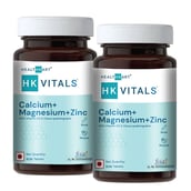 HealthKart Calcium Unflavoured 60 capsules - Pack of 2