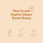 6 - Kapiva Ginger Burst Honey,  250 g  Unflavoured 