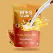 6 - Open Secret Nutty Shake Mix,  0.49 lb  Kesar Badam 