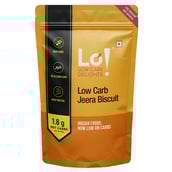 1 - Lo! Foods Low Carb Jeera Biscuit,  Unflavoured  192 g 