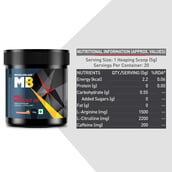 3 - MuscleBlaze PRE Workout 200 OP,  0.22 lb  Fruit Splash 