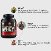 5 - ON (Optimum Nutrition) Gold Standard 100% Whey Protein Powder,  5 lb  Double Rich Chocolate 
