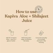 5 - Kapiva Aloe Vera + Shilajeet Juice (Boosts Stamina),  1 L  Unflavoured 