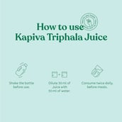 3 - Kapiva Triphala Juice (Natural Laxative),  Unflavoured  1 L 
