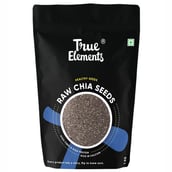 1 - True Elements Raw White Chia Seeds,  0.5 kg  Unflavoured 