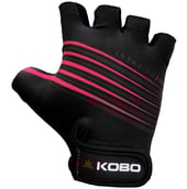 KOBO Weightlifting Gym Gloves (CG-02), Black Medium