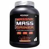 1 - Six Pack Nutrition Massive Mass Gainer,  6.6 lb  Dark Chocolate 